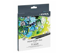 Flomastri Lyra Aqua Brush Duo 12/1